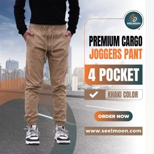 4 Pocket Joggers Pant- Khaki