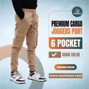 6 Pocket Joggers Pant- Khaki
